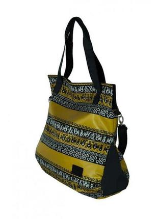 Сумка жовта жіноча. текстильна сумка на плече. жіноча сумка