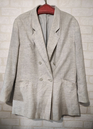 Стильный, шерстяной, двубортный пиджак от бренда C&A