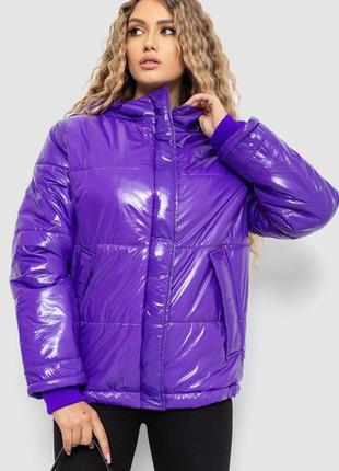 Куртка жіноча демісезонна, колір фіолетовий, 235r2001