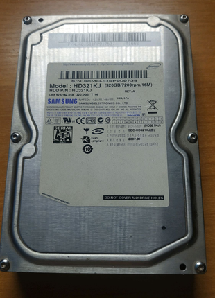 Продаю жорсткий диск Samsung 3.5" 320GB (вживаний)