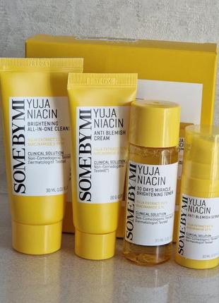 Набір some by mi yuja niacin anti blemish starter kit