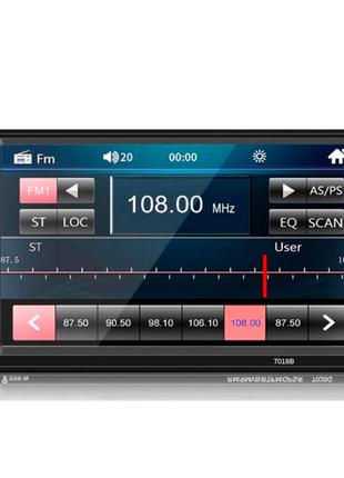 2din автомагнитола 7018 короткая магнитола с большим экраном 7...