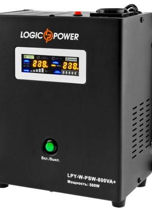 Блок безперебійного живлення LogicPower LPY-W-PSW-800VA+ ((560...