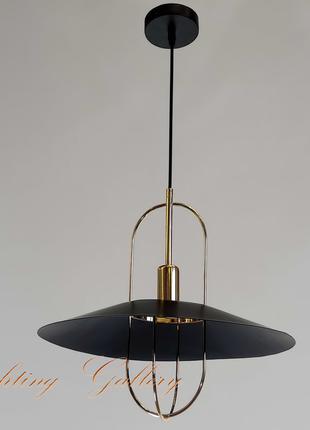 Декоративный подвесной светильник 8002BK+GD