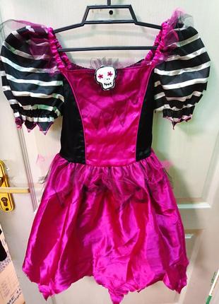 Платье на хеллоуин,8-9 лет