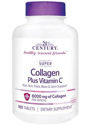 Препарат для суставов и связок 21st Century Super Collagen Plu...