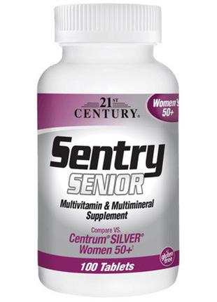 Витамины и минералы 21st Century Sentry Senior Womens 50+, 100...