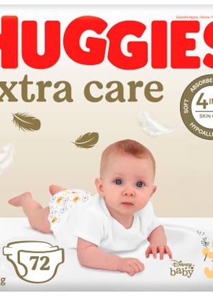 Подгузники Huggies Extra Care 3 (6-10 кг) 72шт (5029053578095)