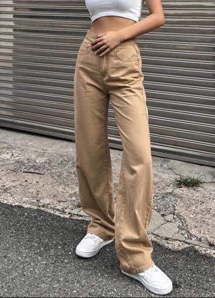 Женские вельветовые брюки shein, бежевый, размер xs
