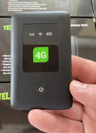 Мобильный WiFi роутер с аккумулятором 3G 4G модем под сим карту