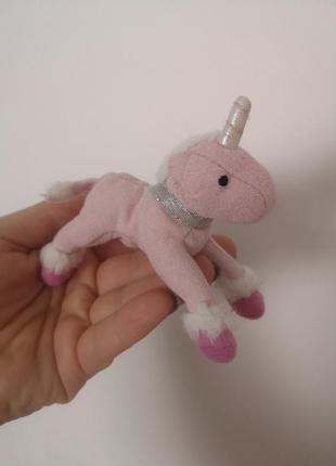 Мягкая игрушка маленький розовый единорог пони