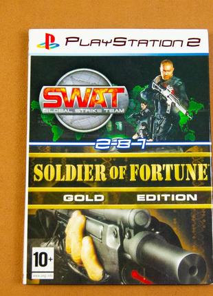Диск для Playstation 2 (Для чипованных приставок), игры SWAT -...