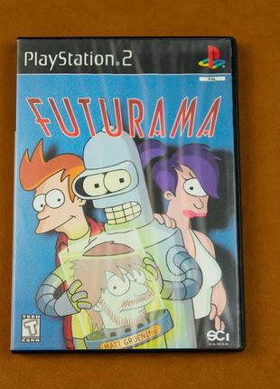 Диск для Playstation 2 (Для чипованных приставок), игра Futurama