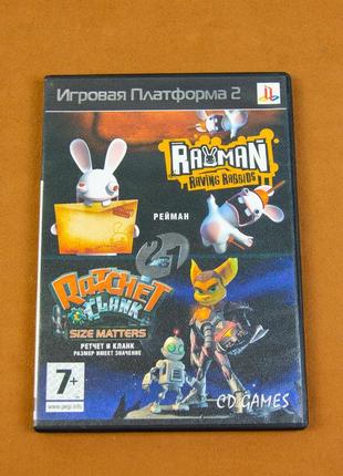 Диск для Playstation 2 (Для чипованных приставок), игры Ratche...