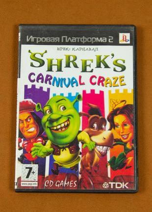 Диск для Playstation 2 (Для чипованных приставок), игра SHREK