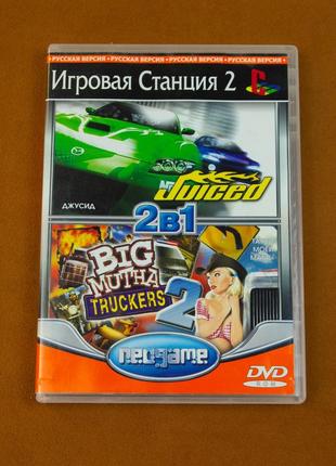 Диск для Playstation 2 (Для чипованных приставок), игра Juiced...