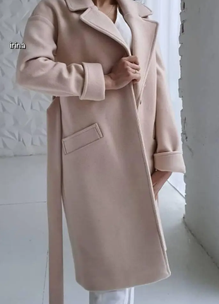 Пальто женское кашемир на подкладке 4 цвета s-m; l-xl  sin1047...