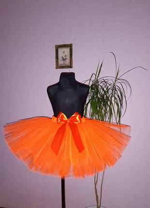 маскарадний костюм лисичка білочка морквинка юбочка оранжева