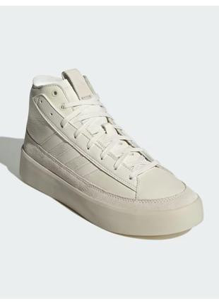 Adidas znsored hi кожаные кроссовки, высокие кеды -27 см