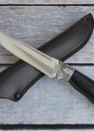 Нож охотничий классический Канада 7, из стали 440С, с кожаным ...