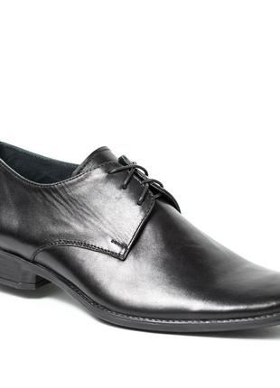 Чоловічі шкіряні туфлі (підліткове взуття) 35 розмір