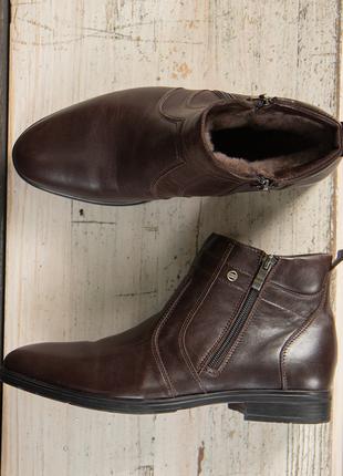 Класичні чоловічі черевики коричневого кольору 43, 44 та 45 ро...