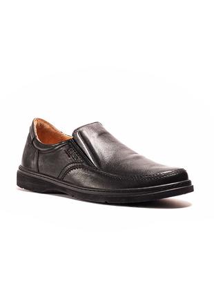 Чоловіче взуття туфлі Ікос чорні 39 40 41 42 43 розмір