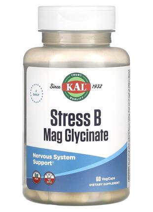 Магній гліцинат і вітаміни групи B від стресу, Stress B Mag Gl...