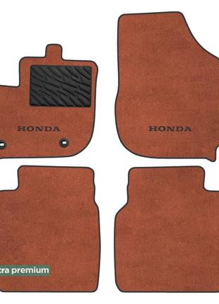 Двухслойные коврики Sotra Premium Terracotta для Honda Jazz (m...