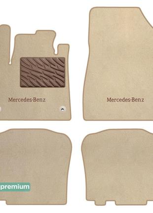 Двухслойные коврики Sotra Premium Beige для Mercedes-Benz Cita...