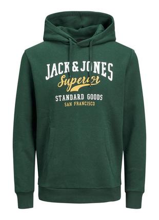 Худі jack&jones jjelogo sweat hood 2 col