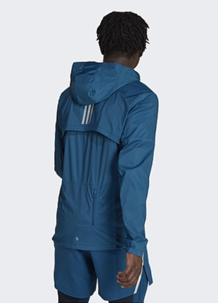 Мужская спортивная ветровка adidas marathon running jacket blu...