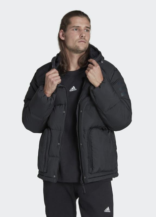 Мужская пуховая куртка adidas с капюшоном utilitas hg8581