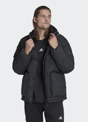 Чоловіча пухова куртка adidas з капюшоном utilitas hg8581