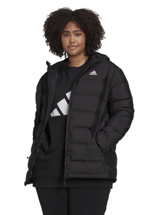 Женская куртка adidas helionic hooded down jacket (plus size) ...