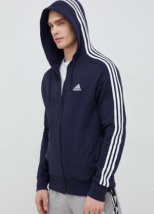 Толстовка adidas essentials french terry 3-stripes
