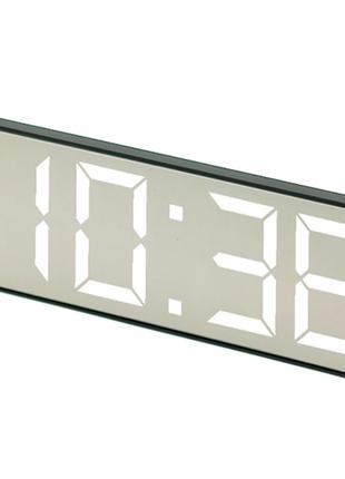 Годинник мережевий VST-898-6, білий, температура, USB