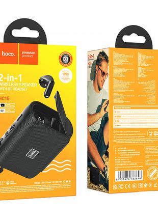 Speaker & Bluetooth Headset — Hoco HC15 2-in-1 — Black