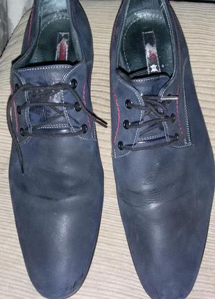 Шкіряні туфлі lasocki розмір 48 (32,5 см)
