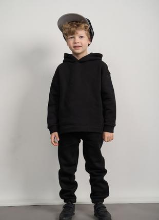 Детский спортивный костюм для мальчика цвет черный р.134 444185