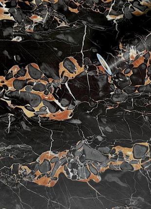 Самоклеюча плівка чорний мармур з жовтим 0,45х10мх0,07мм (2016...