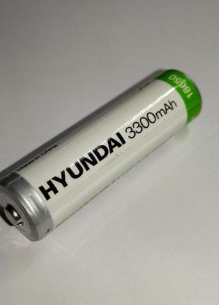 Аккумулятор HYUNDAI 18650 Li-Ion 3300mAh, выпуклый плюс
