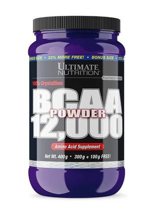 Аминокислота BCAA Ultimate BCAA 12 000 Powder Unflavored, 400 ...