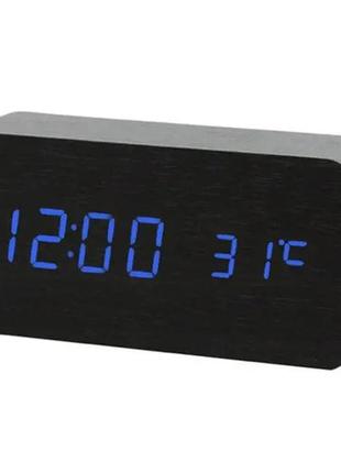 Настольные часы VST-862 от USB + батарейки (часы, будильник, д...