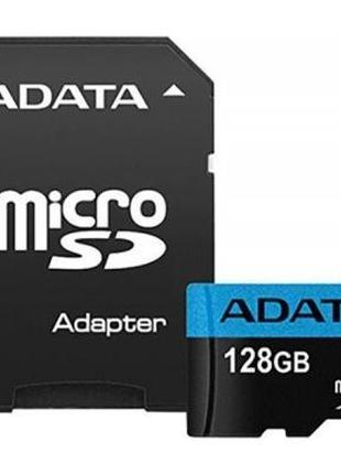 Карта памяти ADATA 128GB microSD class 10 UHS-I A1 Premier
(AU...