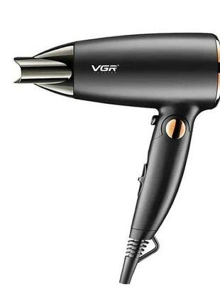 Фен для сушіння та укладання волосся зі складаною ручкою VGR V...