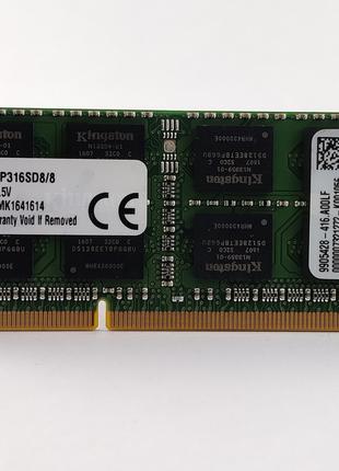 Оперативная память для ноутбука SODIMM Kingston DDR3 8Gb 1600M...