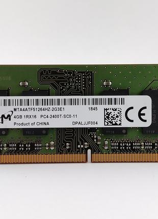Оперативная память для ноутбука SODIMM Micron DDR4 4Gb PC4-240...