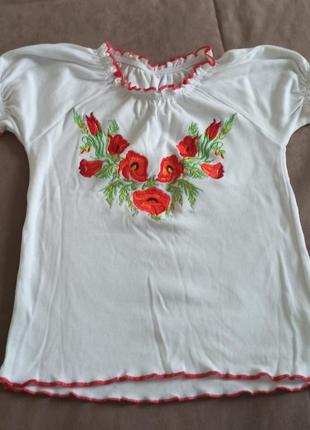 Блузка вышиванка, 110 размер
