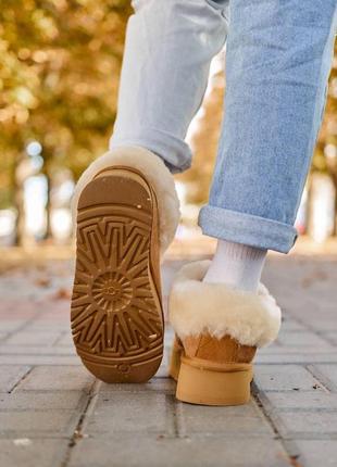 Ugg classic ultra mini platform chestnut fur